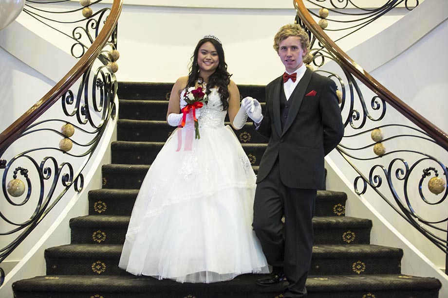 Debutante and partner